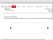 Tablet Screenshot of futurasales.com